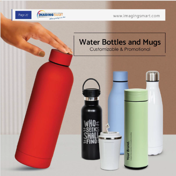 Water Bottles and Mugs