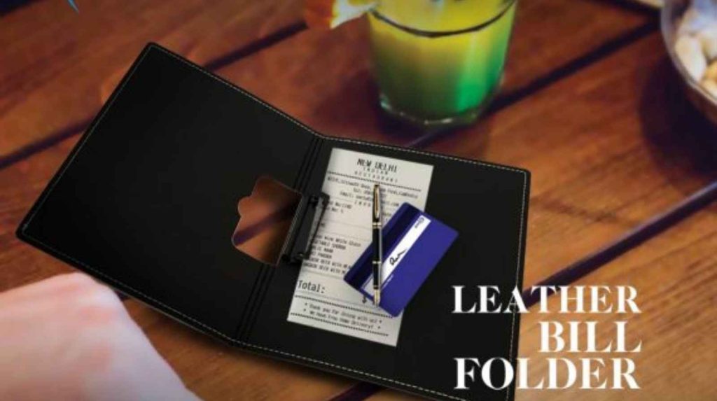 Promotional Leather Bill Folder